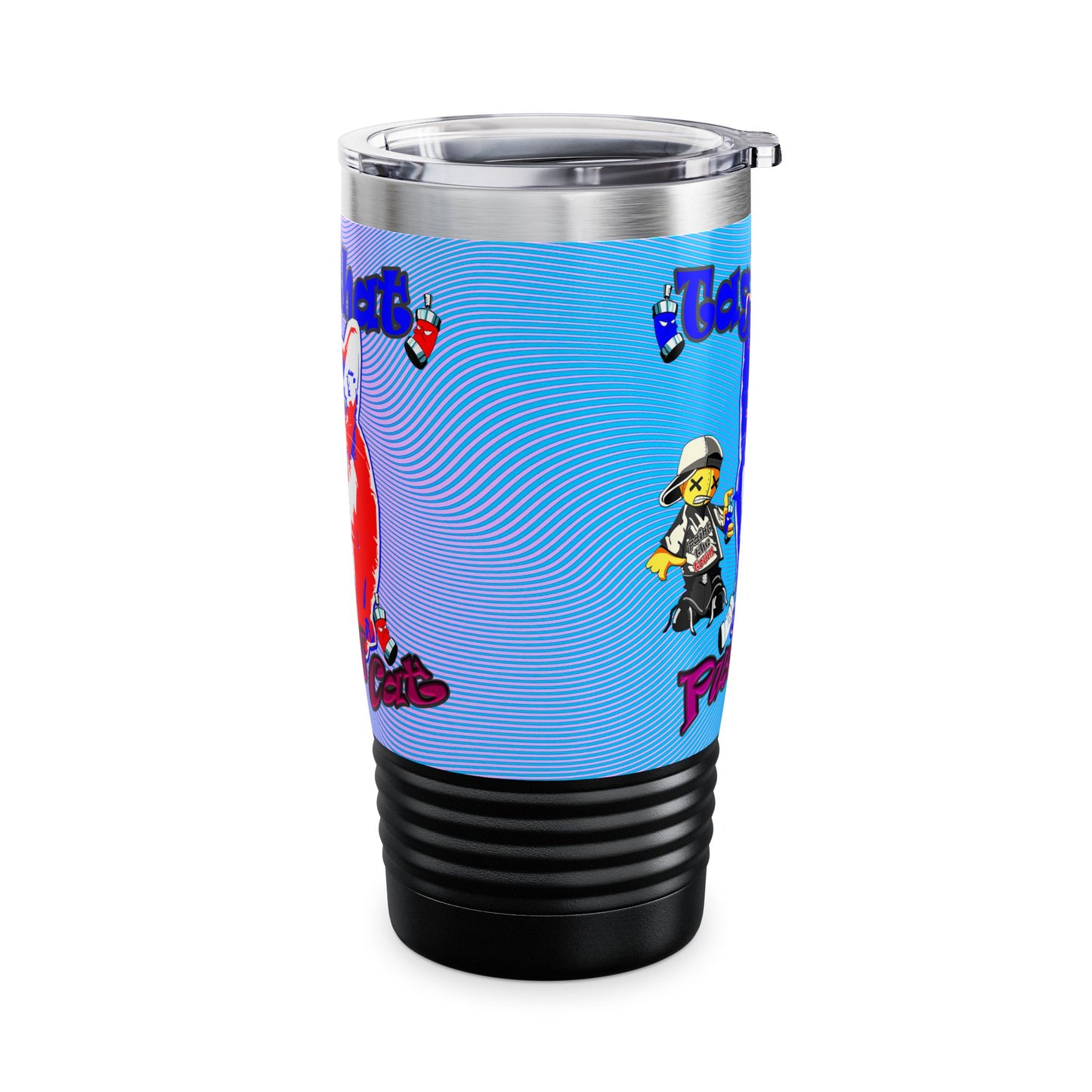 tag that - Ringneck Tumbler, 20oz (light blue-purple wave)