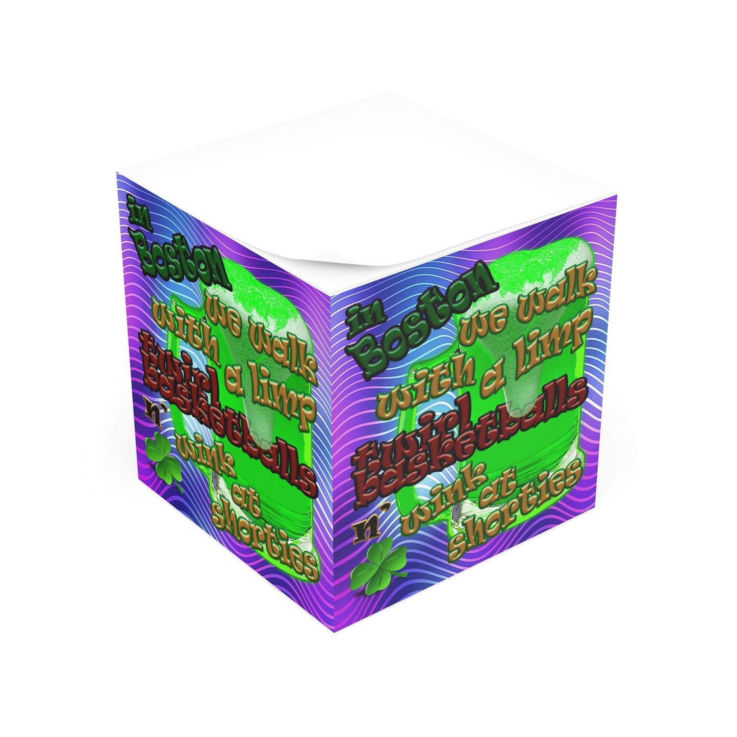 celtic's logo - note cube (purple wave)