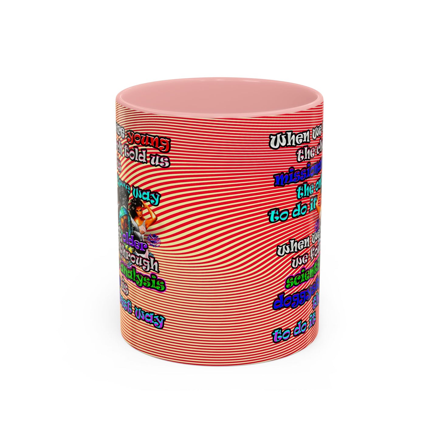 doggystyle - Accent Mug (yellow-orange wave)