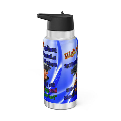 high noon - Gator Tumbler, 32oz  (blue-white wave)