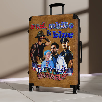 rw&b lives matter - Suitcase (brown papyrus)