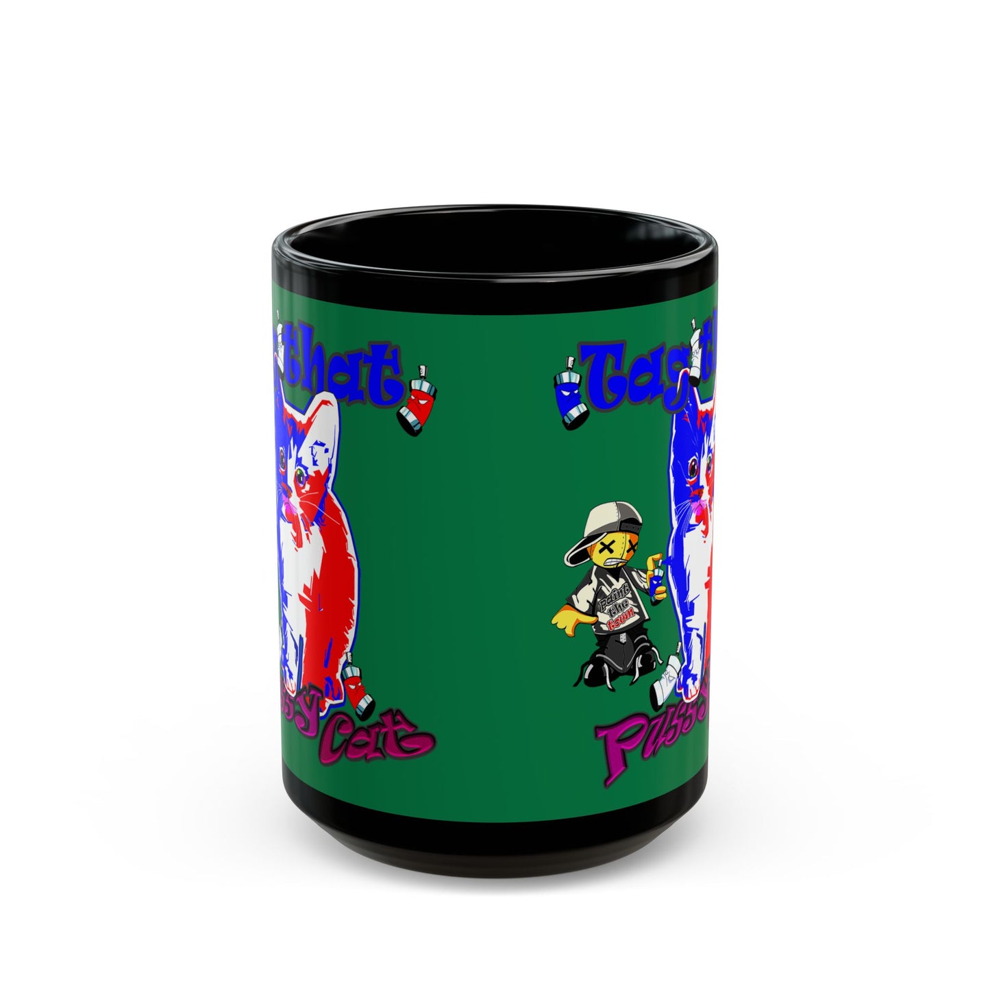 tag that - Black Mug (dark green)
