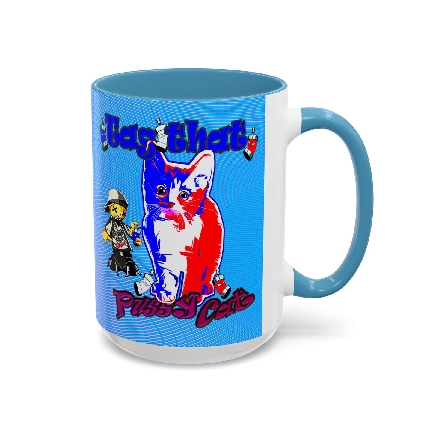 tag that - Accent Mug (light blue-purple wave)