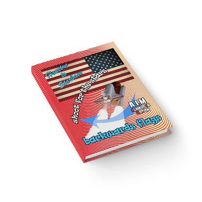 shoot for the stars - journal-blank (yellow-orange wave)
