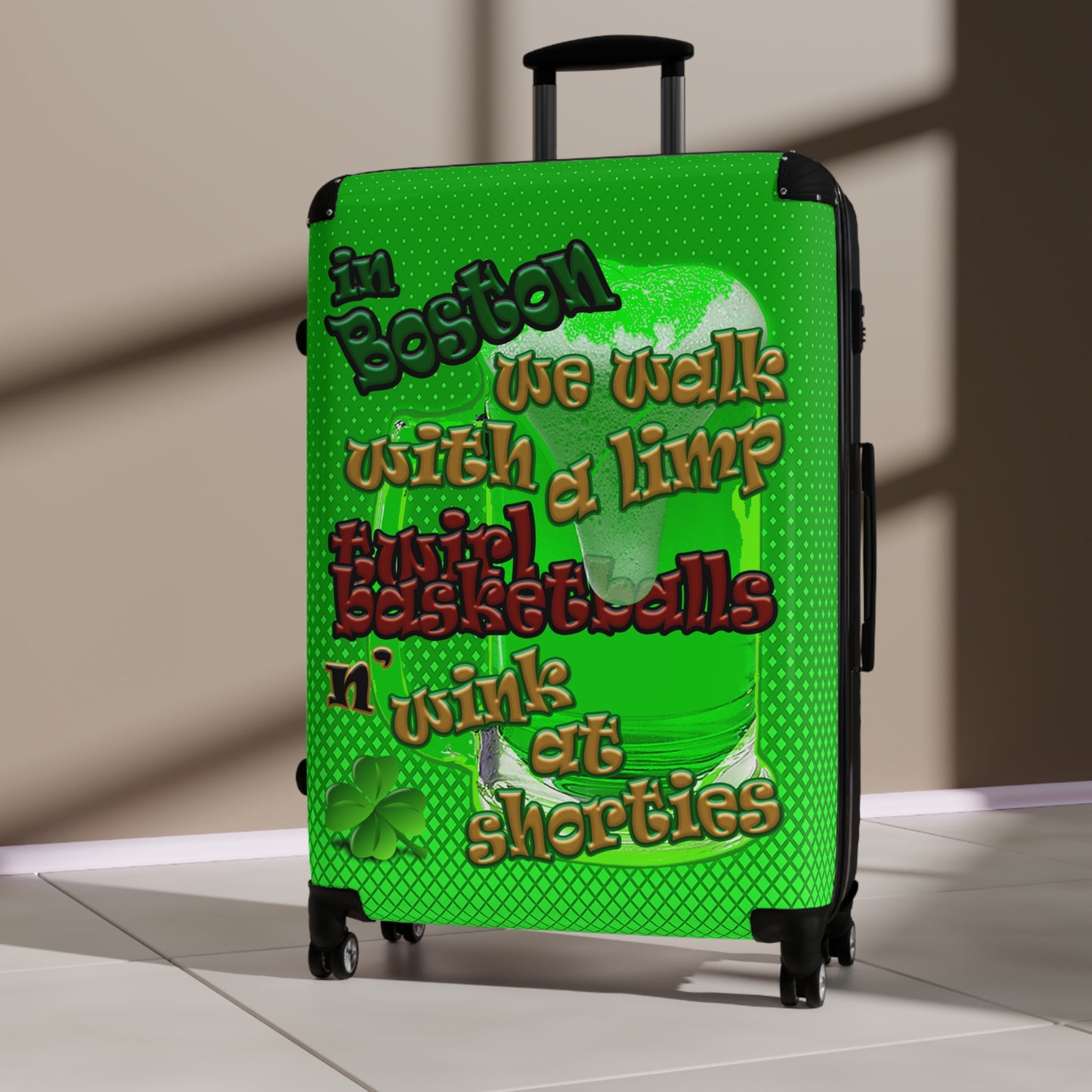 celtics logo - Suitcase (logo green)