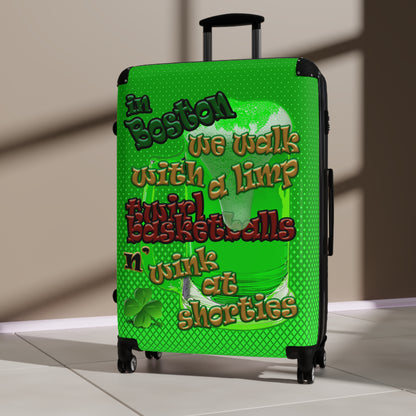 celtics logo - Suitcase (logo green)