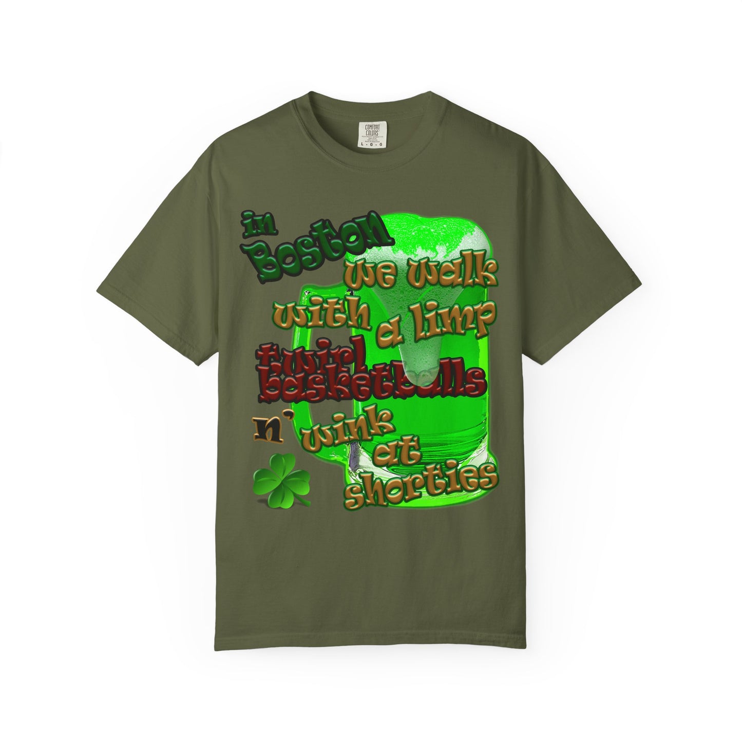 celtics logo - Unisex Garment-Dyed T-shirt