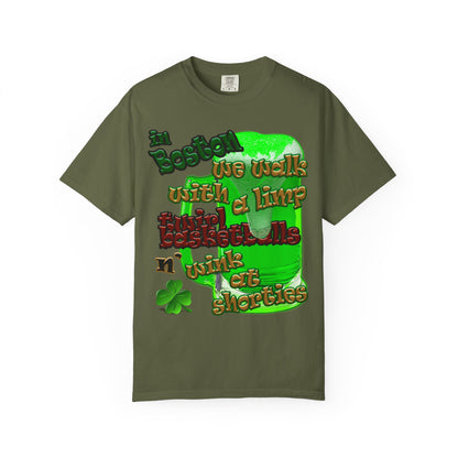 celtics logo - Unisex Garment-Dyed T-shirt