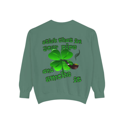 celtics logo - Unisex Garment-Dyed Sweatshirt