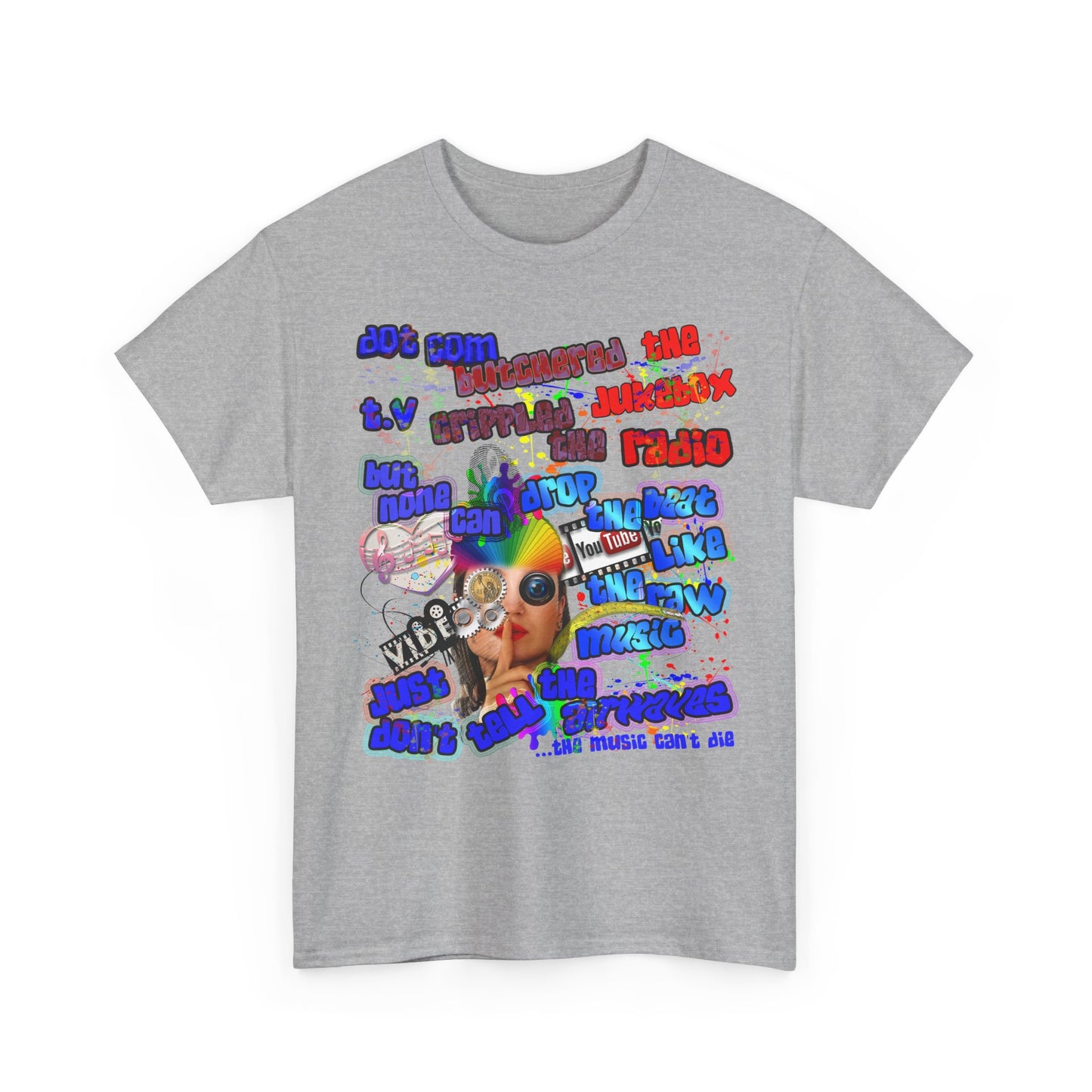drop the beat - Unisex Heavy Cotton Tee