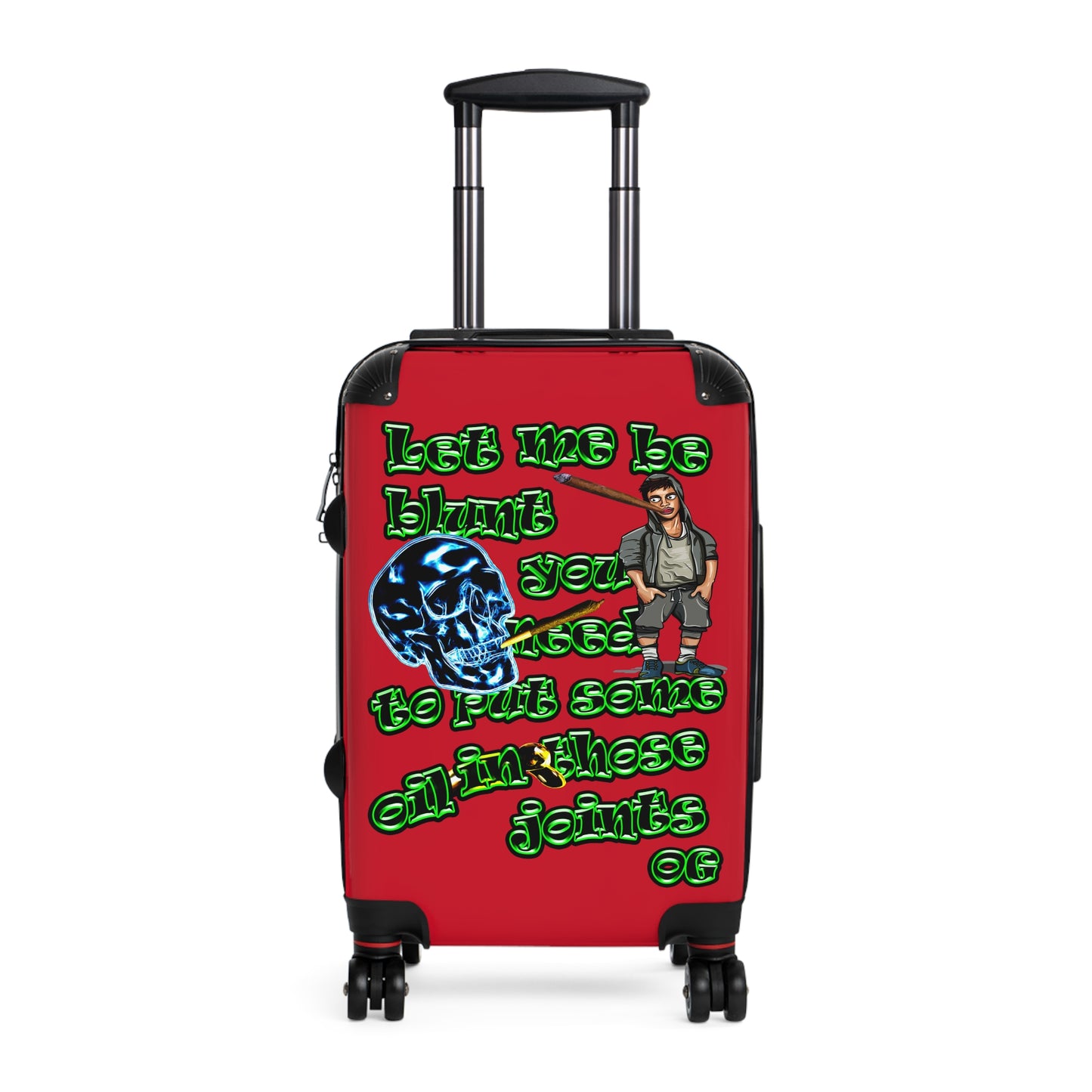 og - Suitcase (dark red)