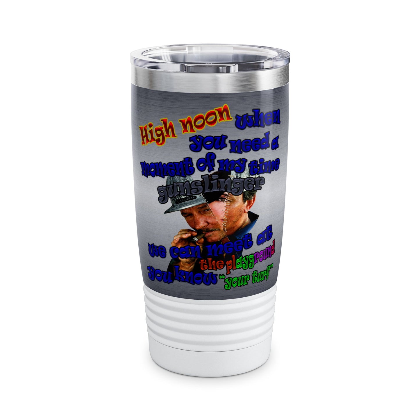 high noon - Ringneck Tumbler, 20oz (brushed nickel)
