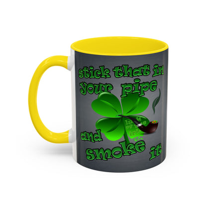 celtics logo - Accent Mug (grey-light grey)