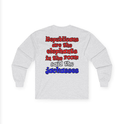 donkeys and elephants - Ultra Cotton Long Sleeve Tee