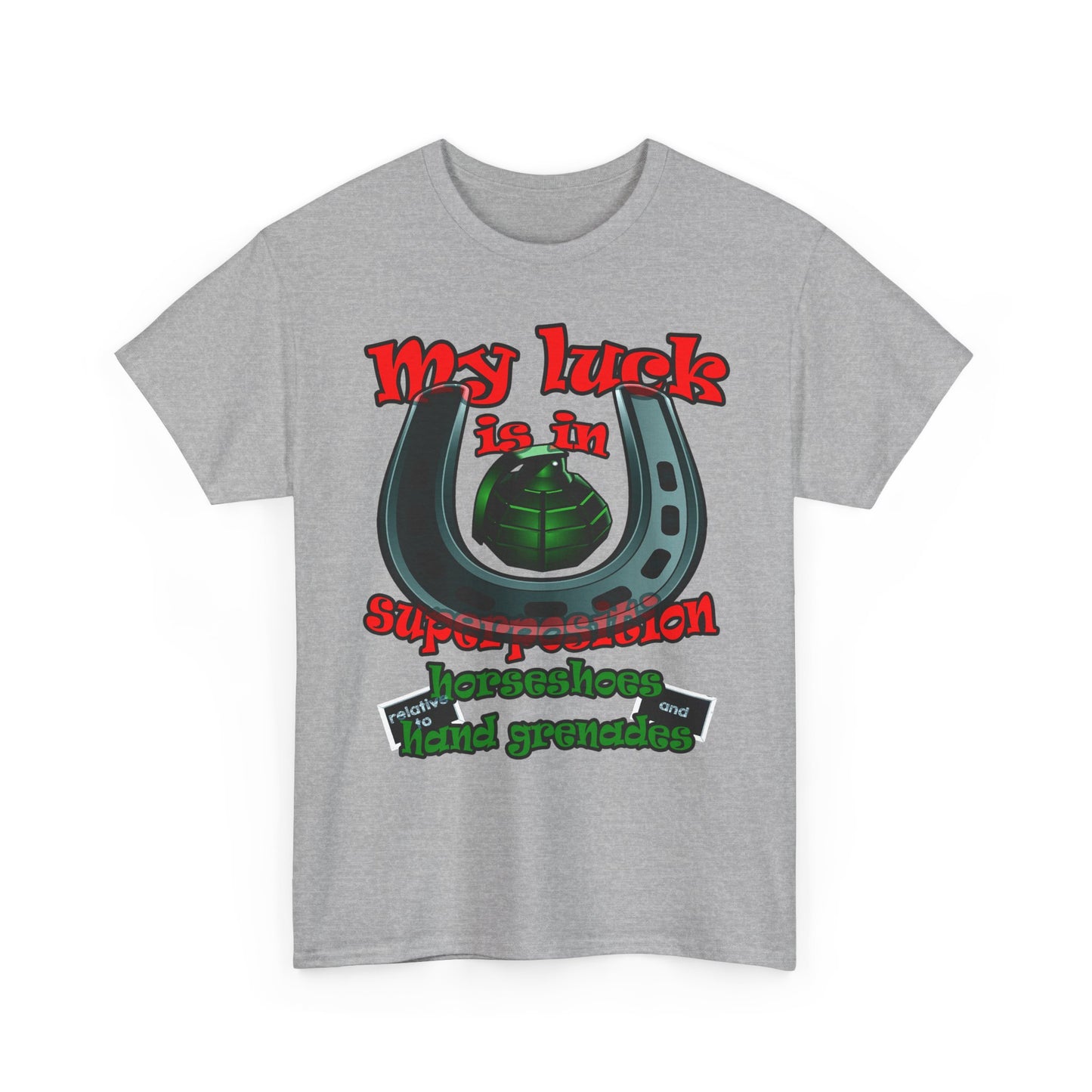 my luck - Unisex Heavy Cotton Tee