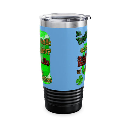 celtics logo - Ringneck Tumbler, 20oz (light blue)