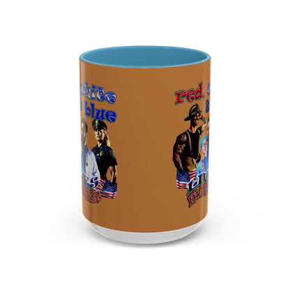 rw&b lives matter - Accent Mug (light brown)