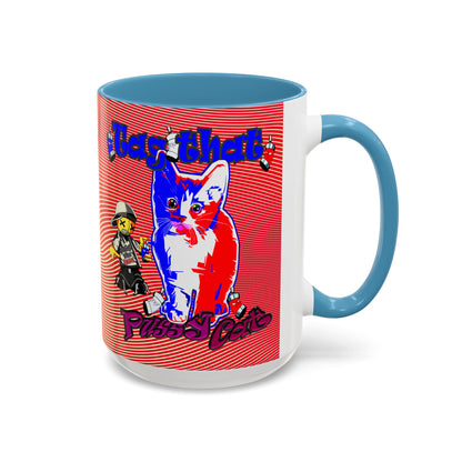 tag that - Accent Mug (yellow-orange wave)