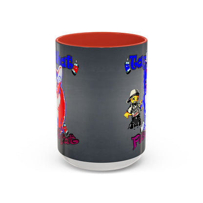tag that - Accent Mug (grey-light grey)