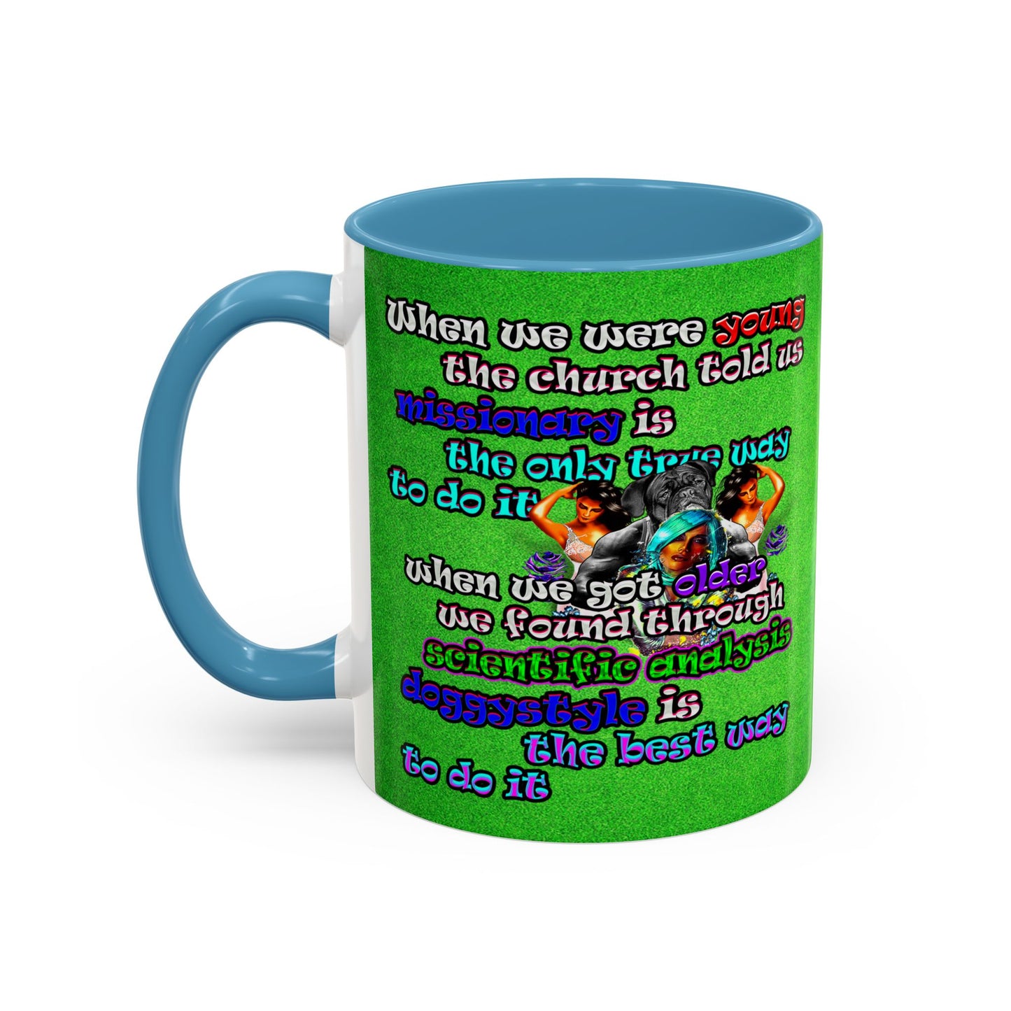doggystyle - Accent Mug (green turf)