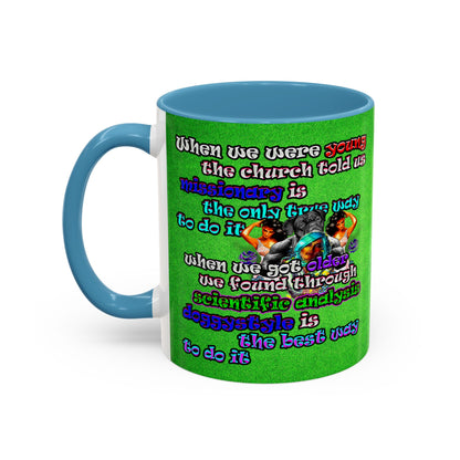 doggystyle - Accent Mug (green turf)