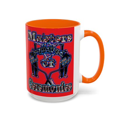 em cee squared - Accent Mug (red)