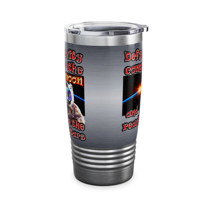 defy conquer reach - Ringneck Tumbler, 20oz (brushed nickel)