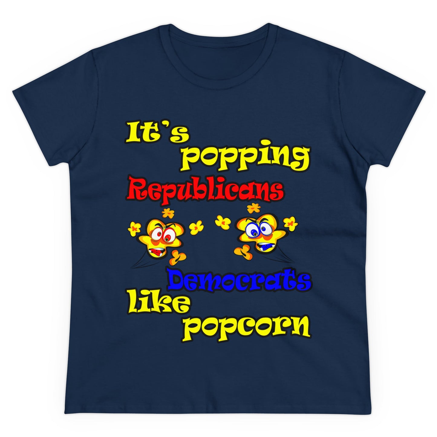 popping like popcorn - Women's Midweight Cotton Tee