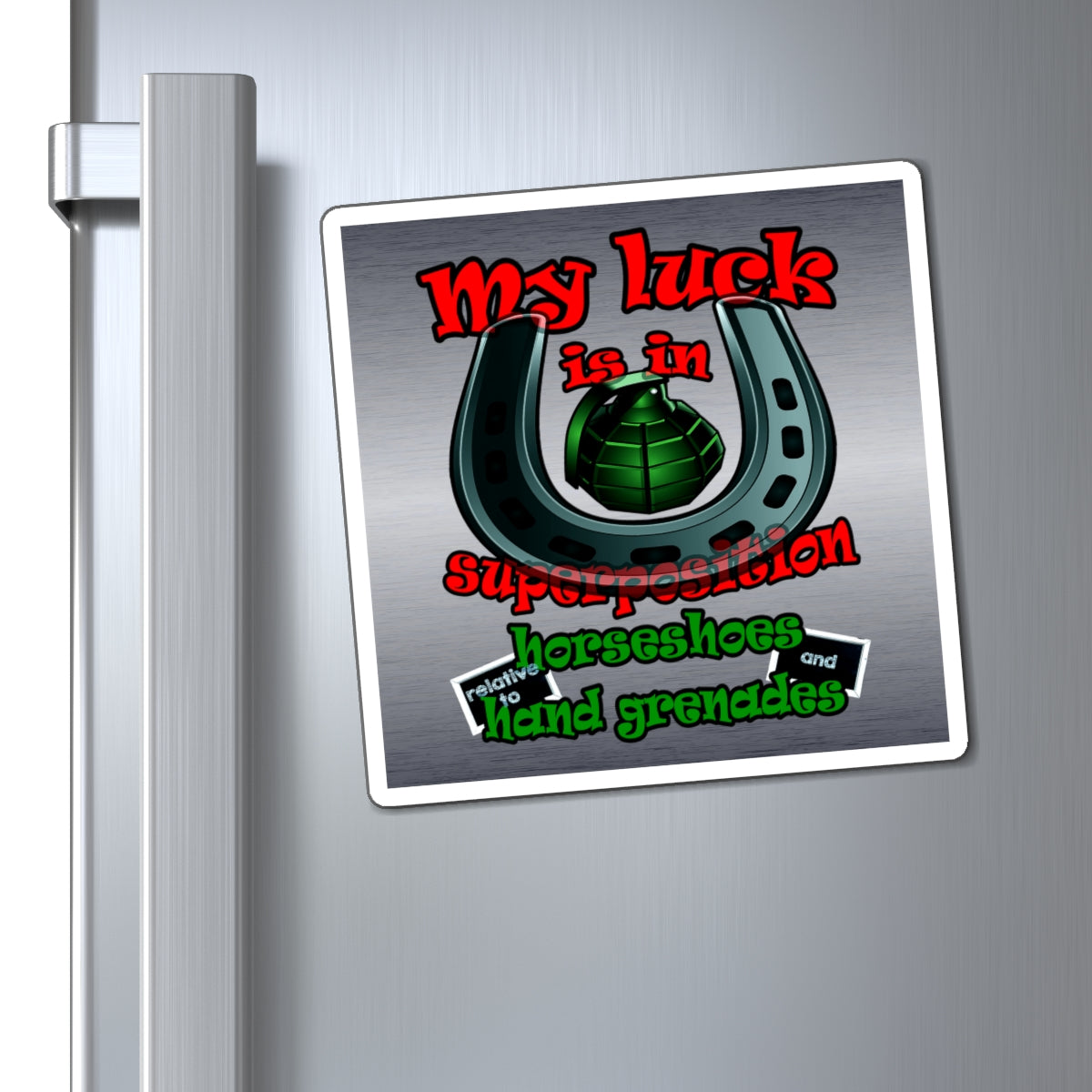 my luck - Magnets - (brushed nickel)