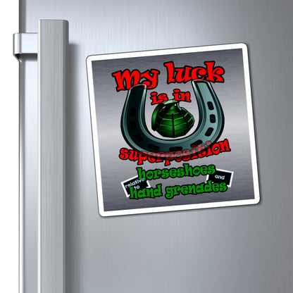 my luck - Magnets - (brushed nickel)
