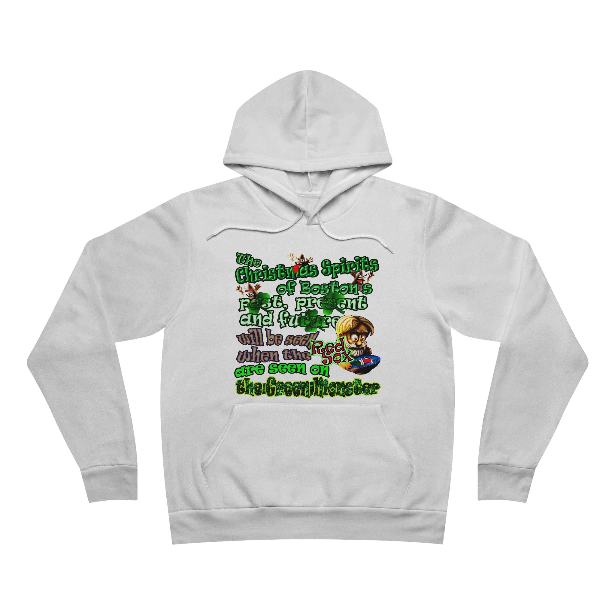 christmas spirits of boston - Unisex Sponge Fleece Pullover Hoodie