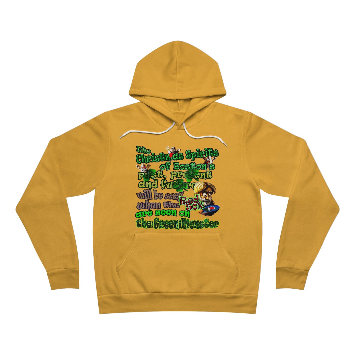 christmas spirits of boston - Unisex Sponge Fleece Pullover Hoodie