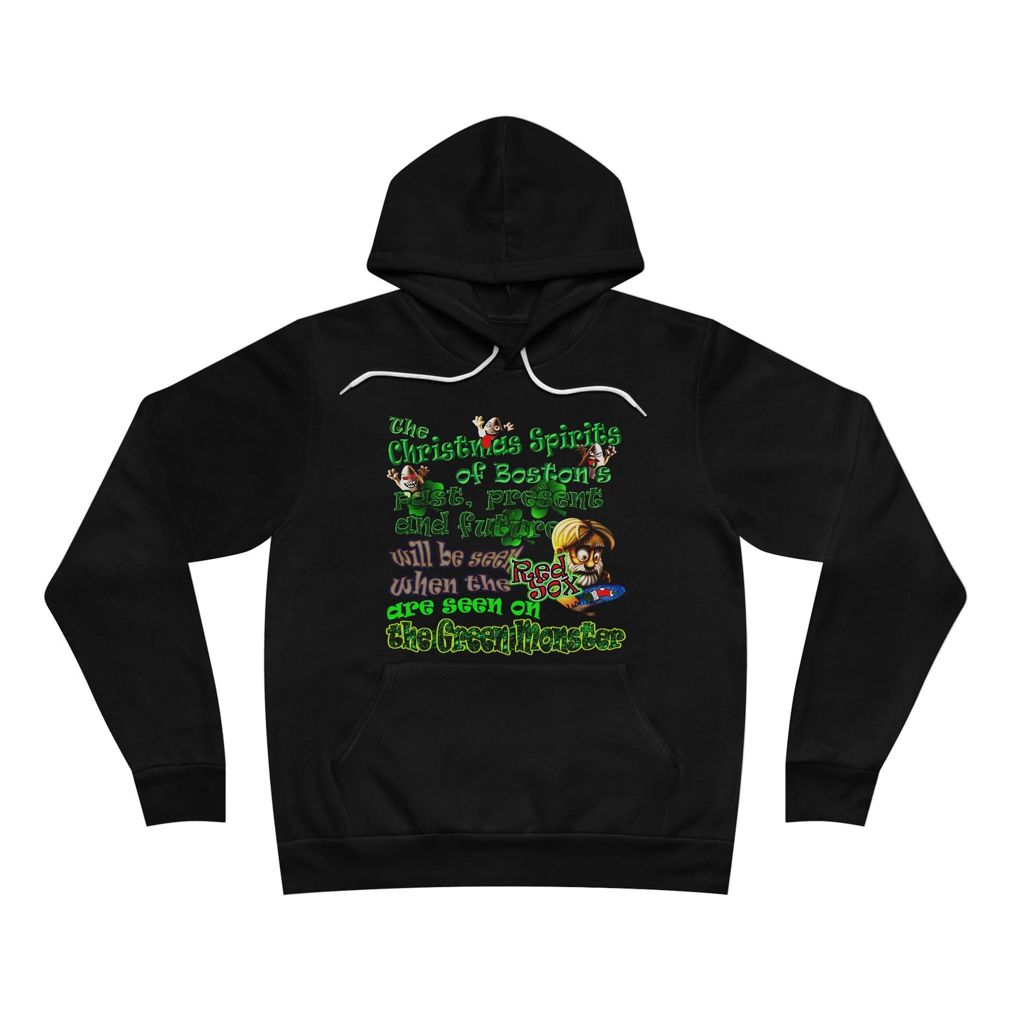 christmas spirits of boston - Unisex Sponge Fleece Pullover Hoodie
