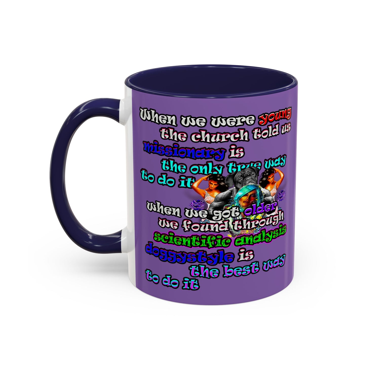 doggystyle - Accent Mug (light purple)