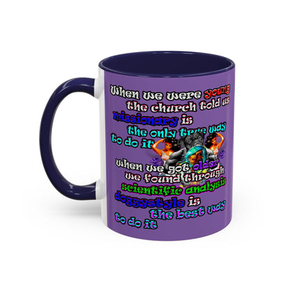 doggystyle - Accent Mug (light purple)