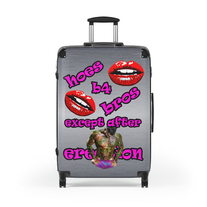 hoes b4 bros - Suitcase (brushed nickel)