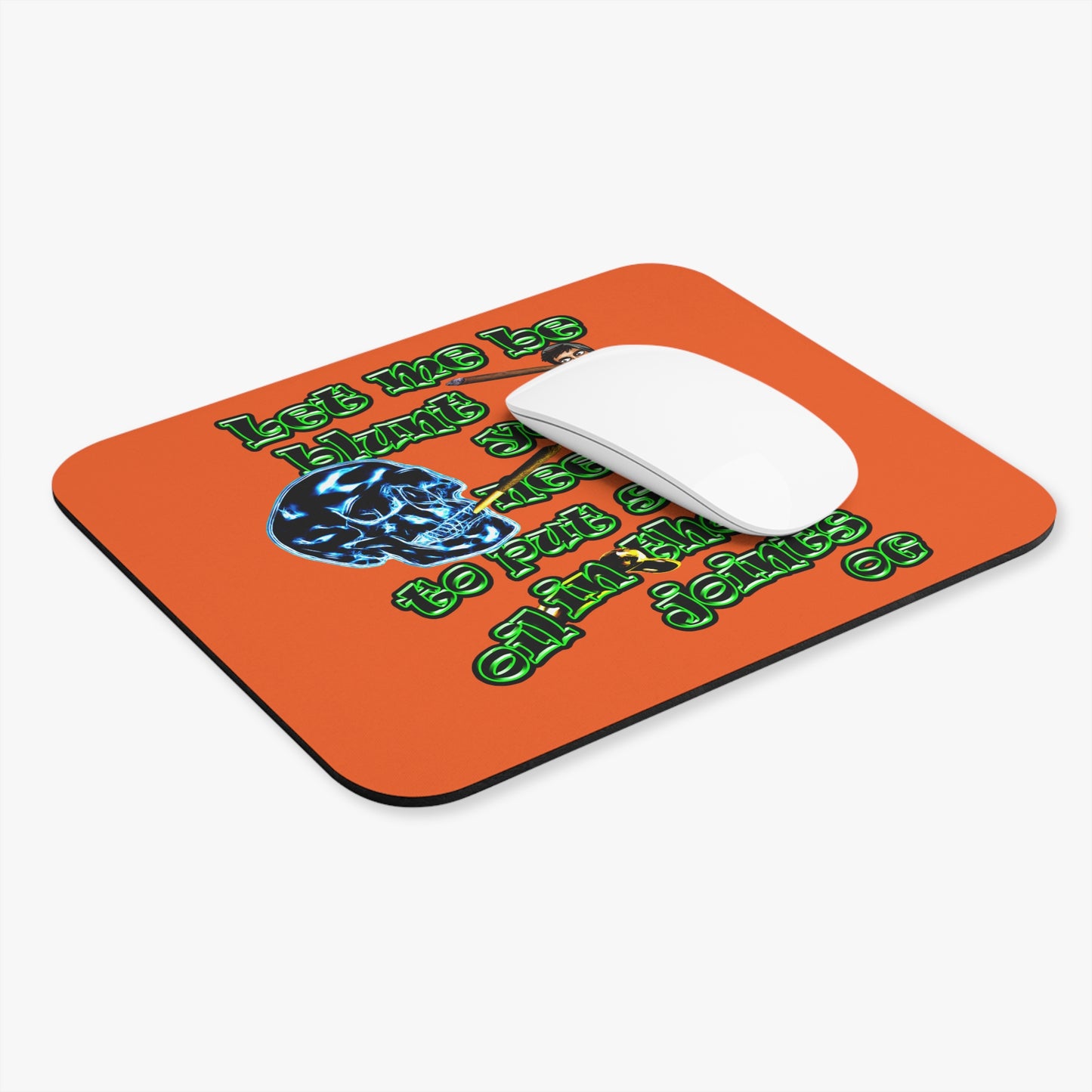 og - Mouse Pad (Rectangle) (orange)