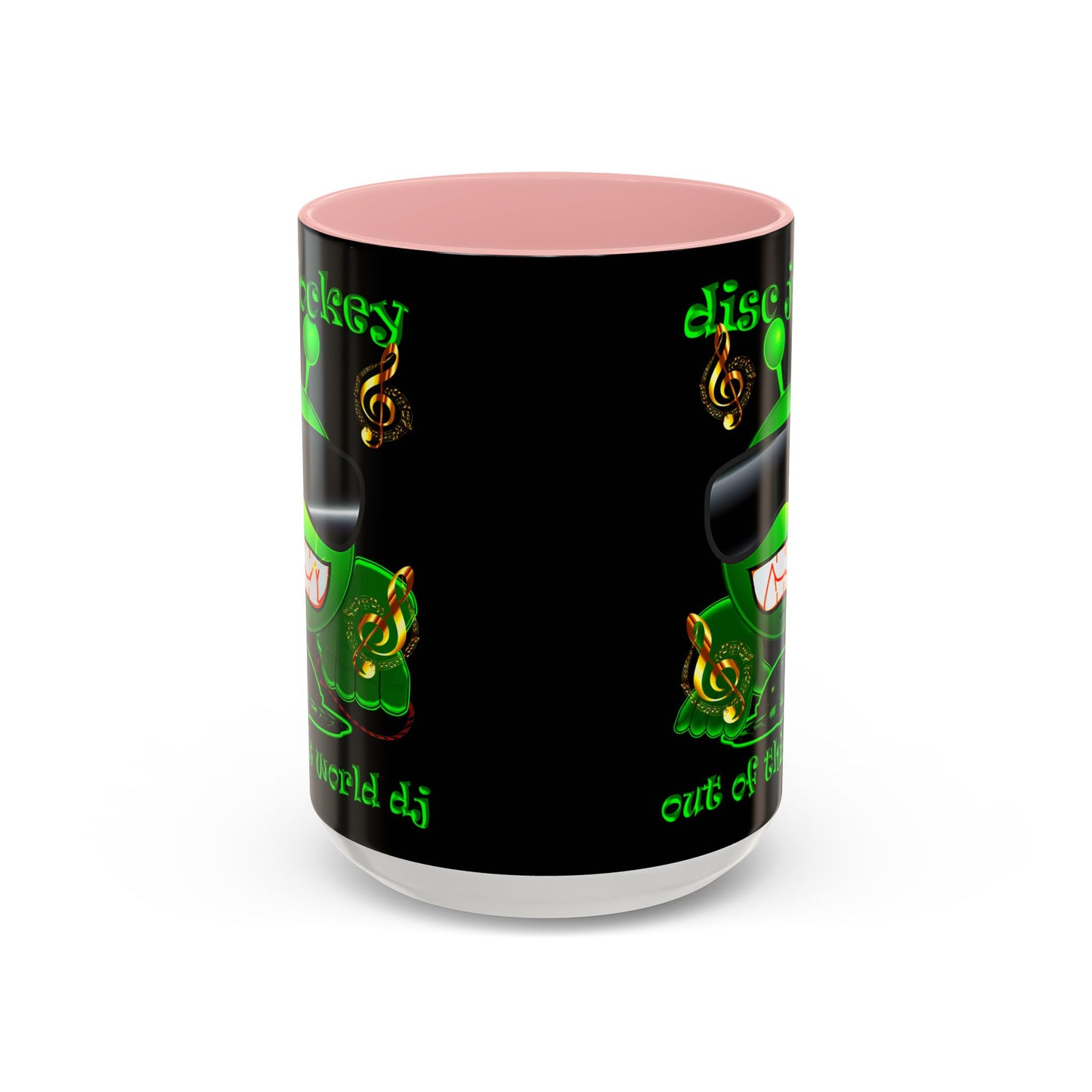 disc jockey - Accent Mug (black)