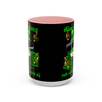 disc jockey - Accent Mug (black)