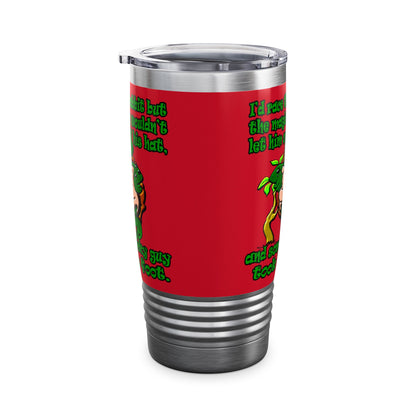 turtle race - Ringneck Tumbler, 20oz (dark red)
