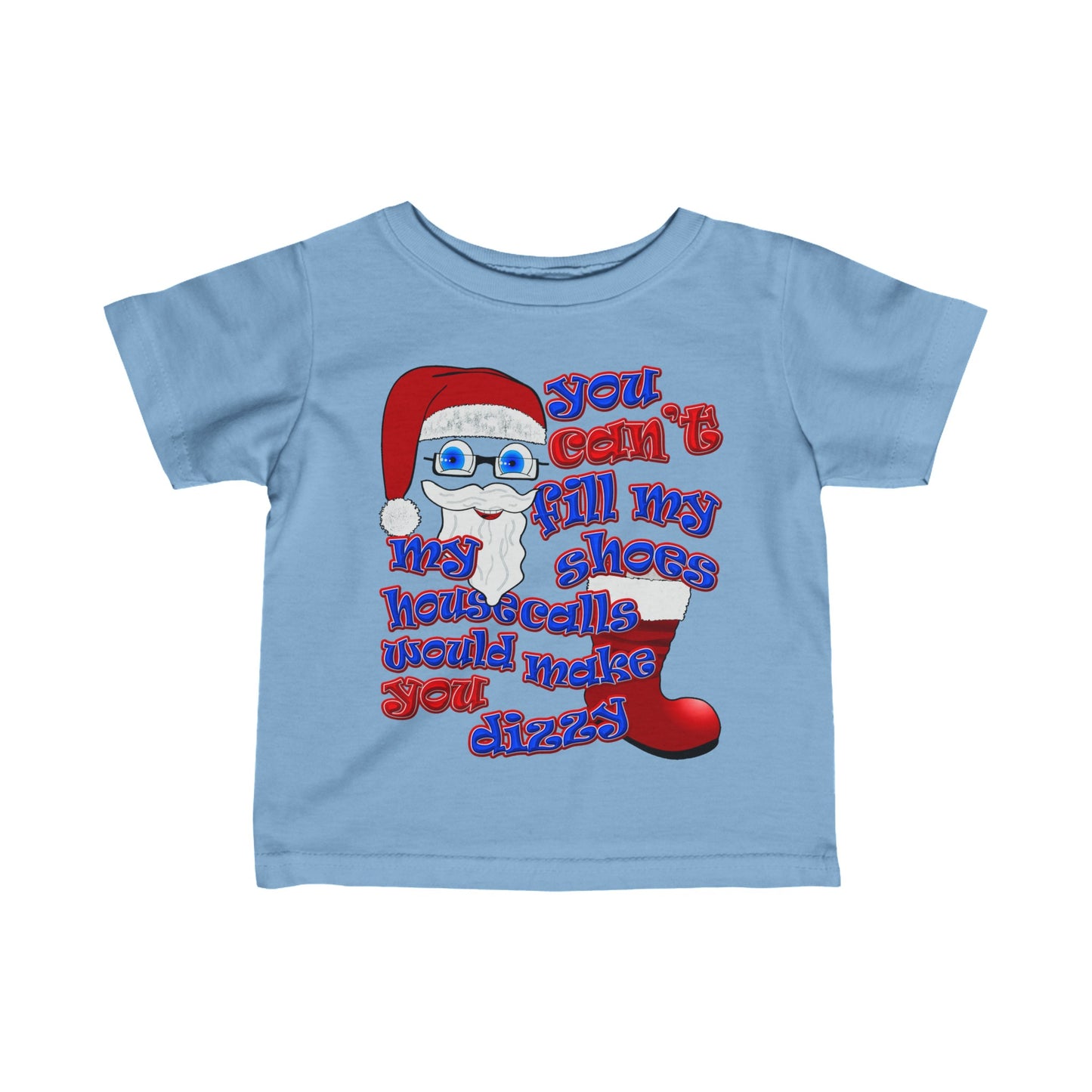 santa's shoes - Infant Fine Jersey Tee