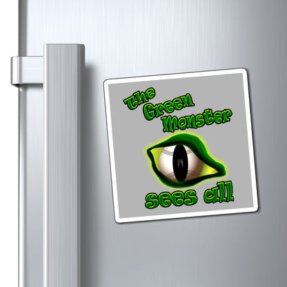 green monster - Magnets - (light grey)