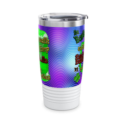 celtics logo - Ringneck Tumbler, 20oz (purple wave)