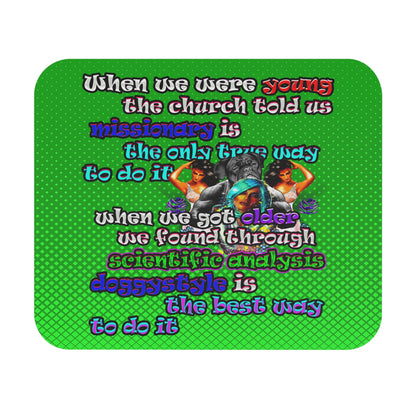 doggystyle - Mouse Pad (Rectangle) (logo green)