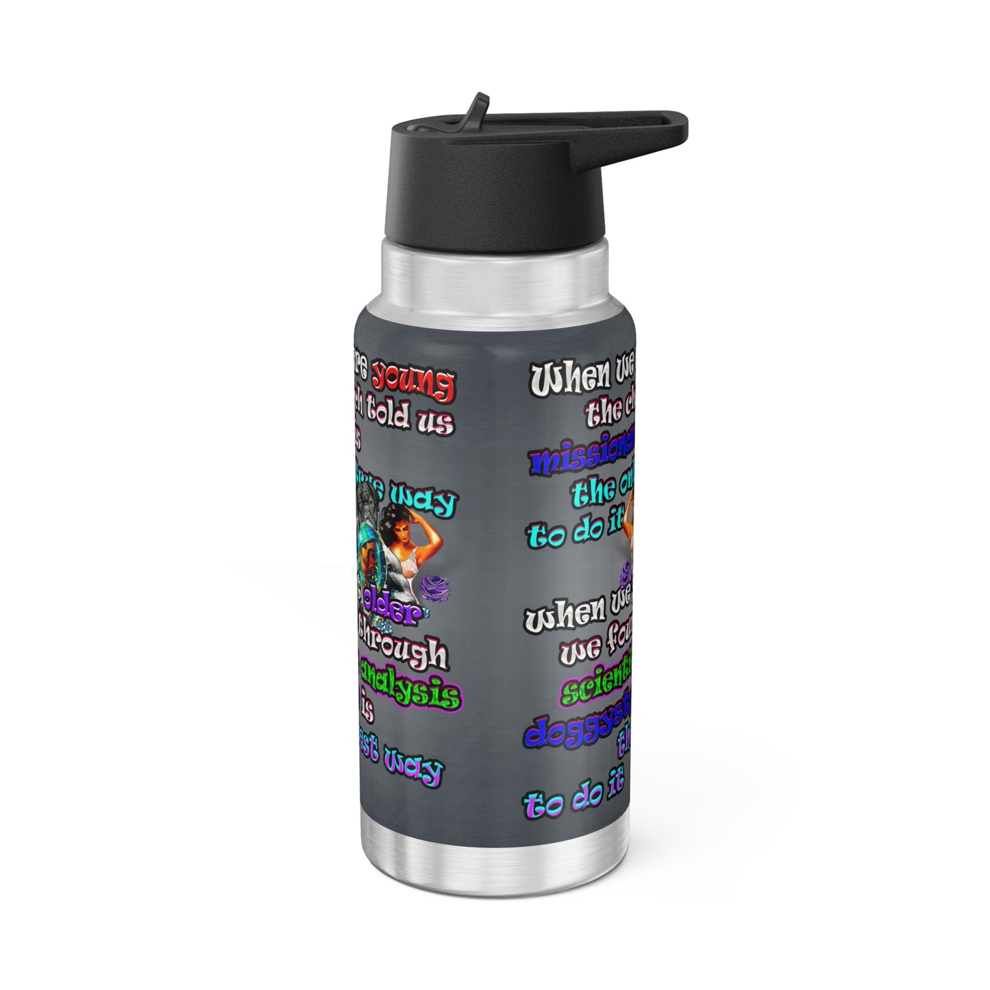 doggystyle - Gator Tumbler, 32oz  (grey-light grey)