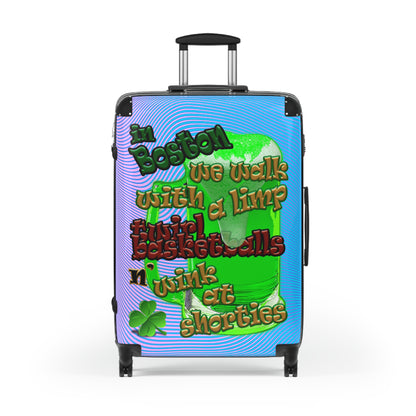 celtics logo - Suitcase (light blue-purple wave)