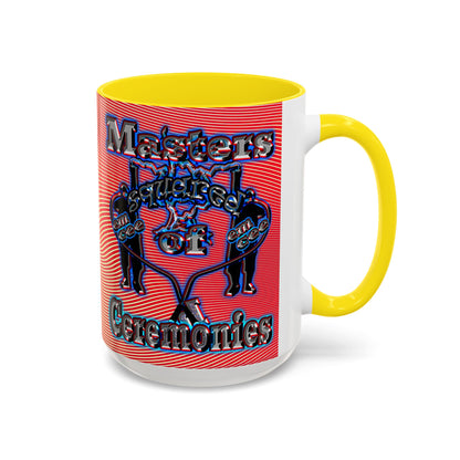 em cee squared - Accent Mug (yellow-orange wave)