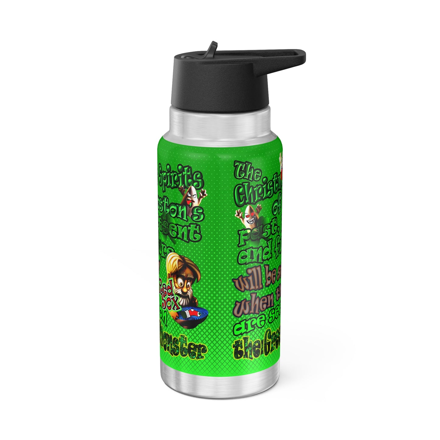 christmas spirits of boston - Gator Tumbler, 32oz  (logo green)