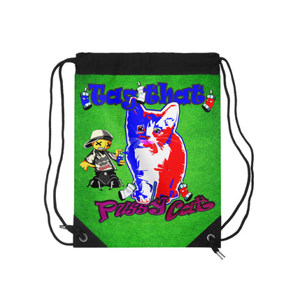 tag that - Drawstring Bag (green turf)