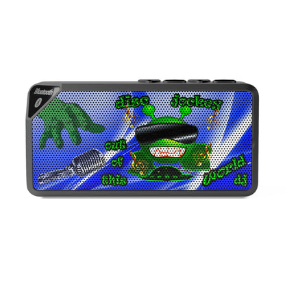 disc jockey - Jabba Bluetooth Speaker (blue-white wave)